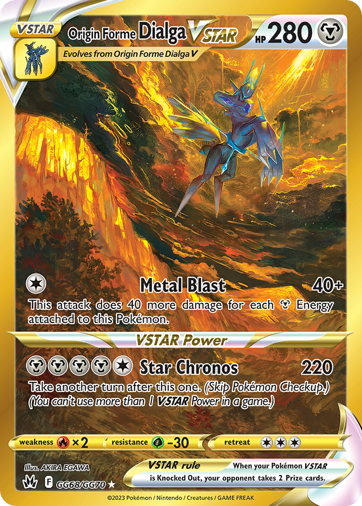 Origin Forme Dialga VSTAR - Crown Zenith Galarian Gallery #GG68