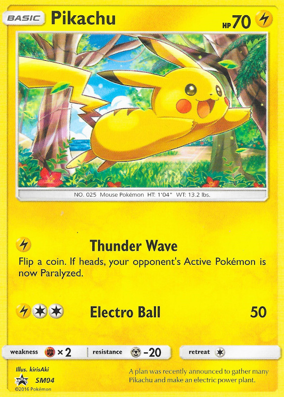 Pikachu - SM Black Star Promos #SM04