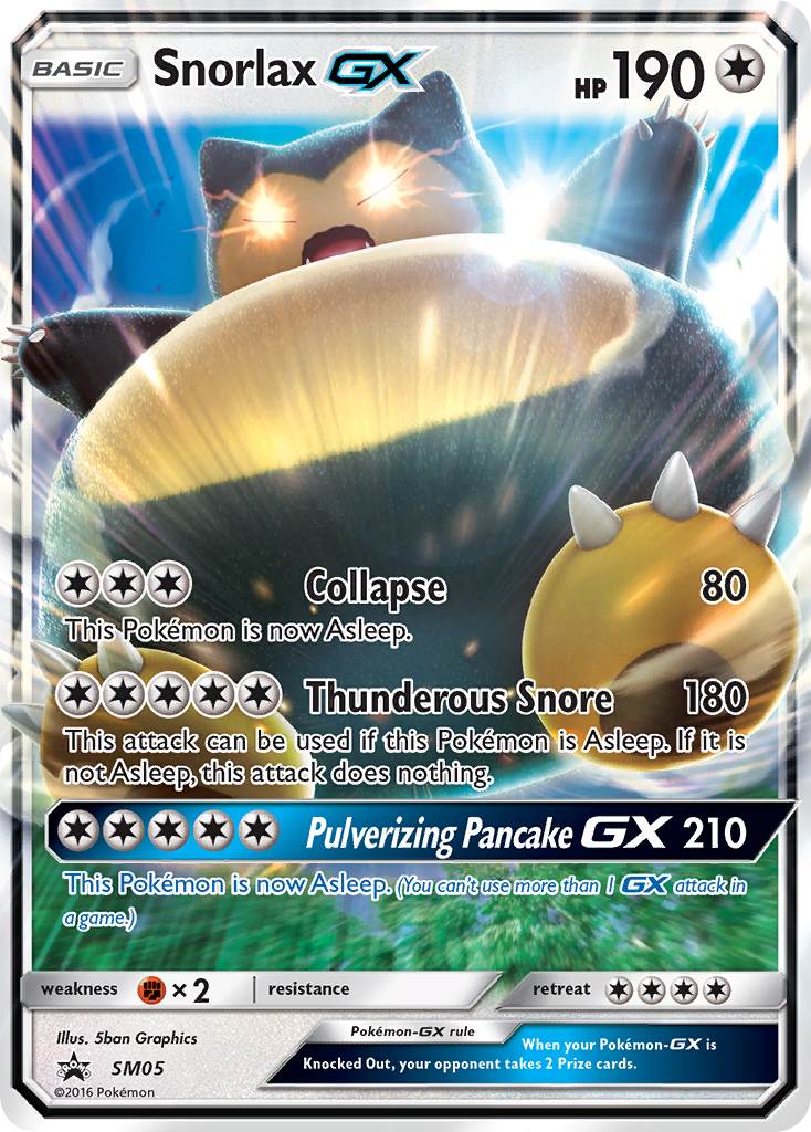 Snorlax-GX - SM Black Star Promos #SM05