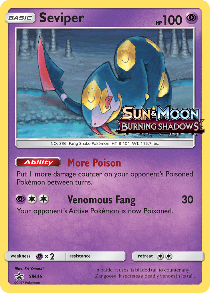 Seviper - SM Black Star Promos #SM46