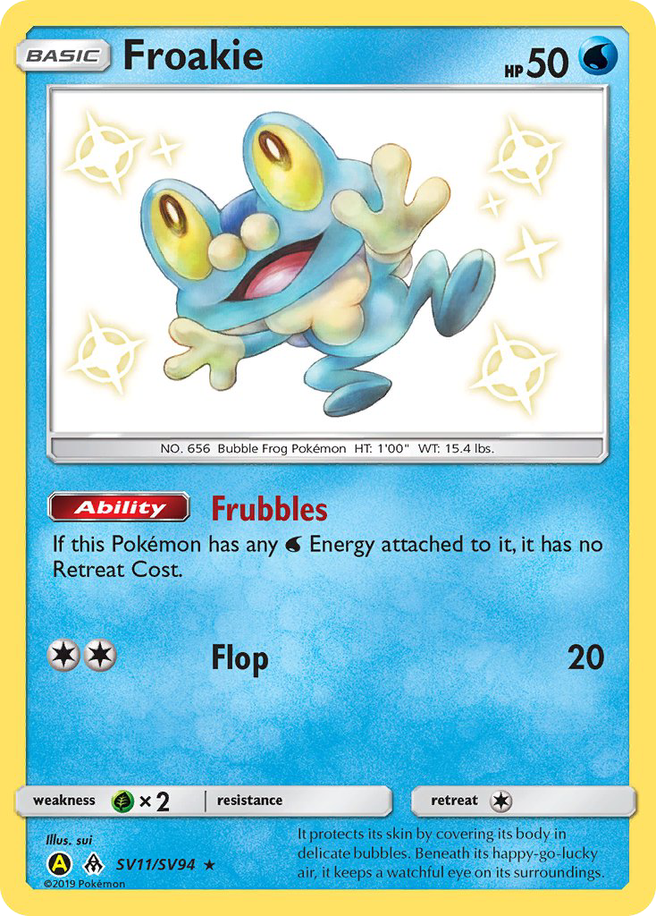 Froakie - Hidden Fates Shiny Vault #SV11