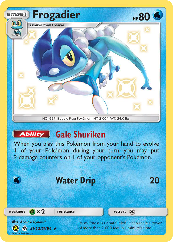 Frogadier - Hidden Fates Shiny Vault #SV12