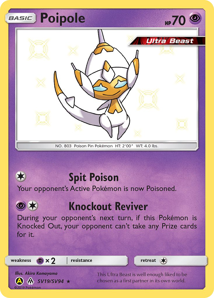 Poipole - Hidden Fates Shiny Vault #SV19