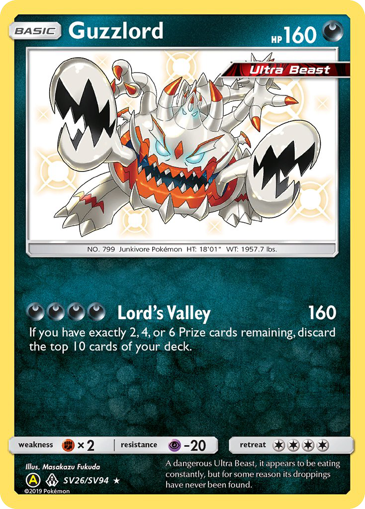 Guzzlord - Hidden Fates Shiny Vault #SV26