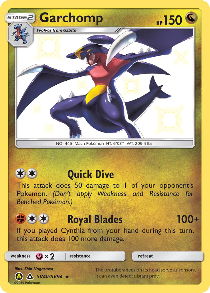Garchomp - Hidden Fates Shiny Vault #SV40