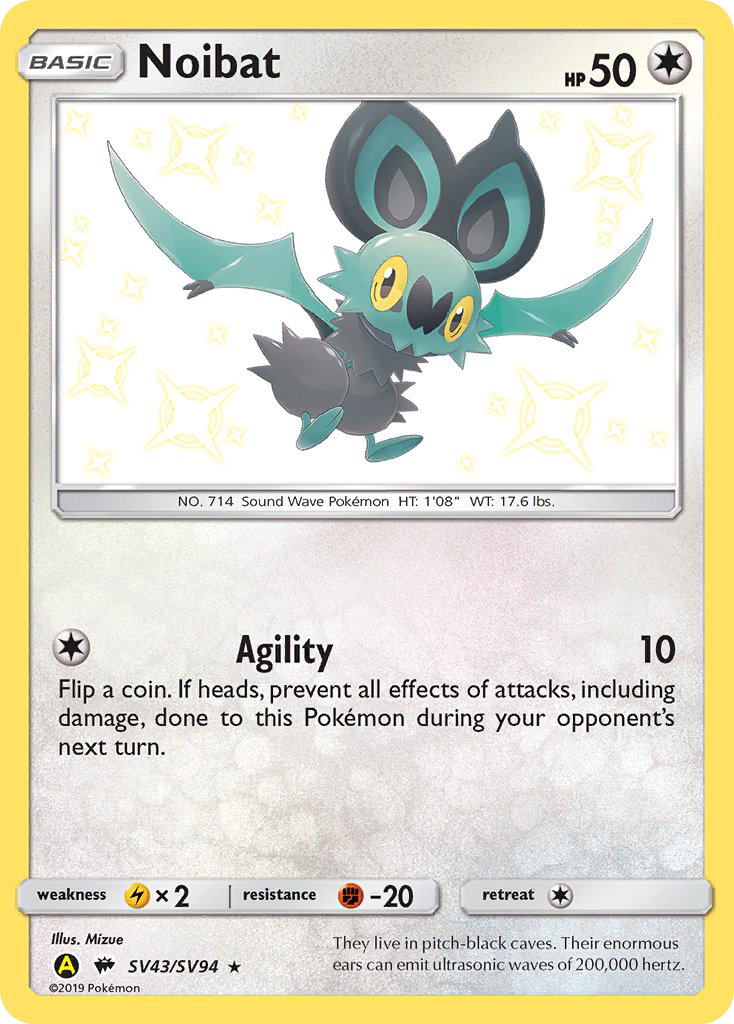 Noibat - Hidden Fates Shiny Vault #SV43