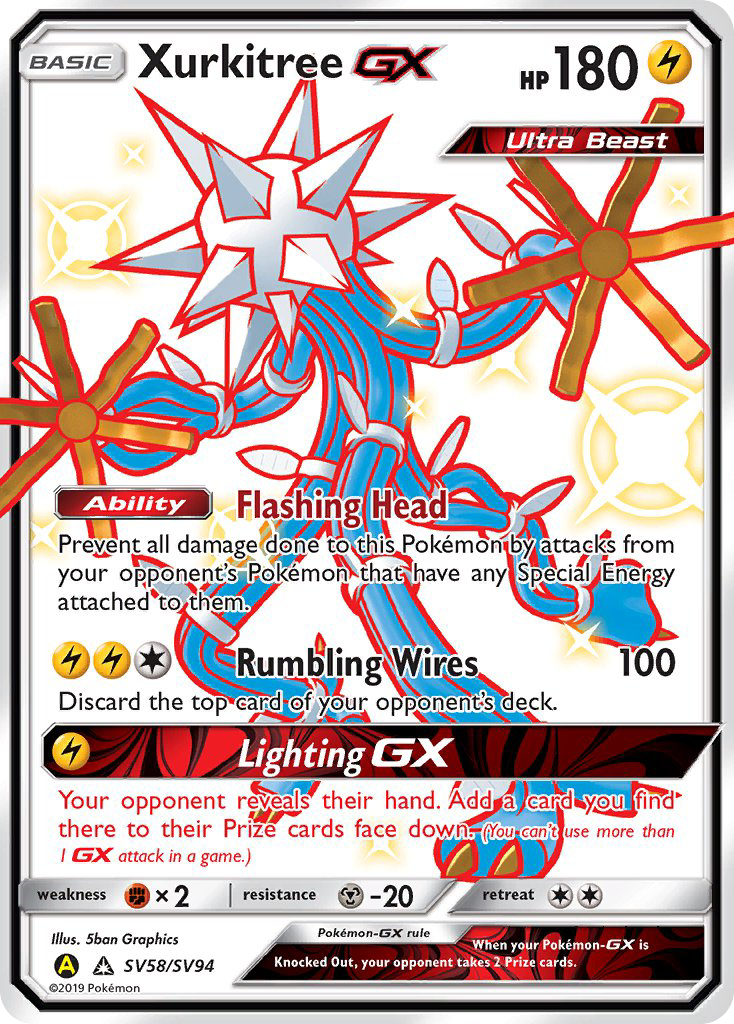 Xurkitree-GX - Hidden Fates Shiny Vault #SV58