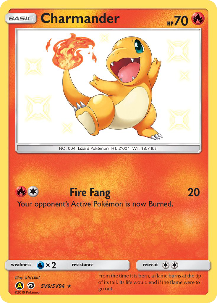 Charmander - Hidden Fates Shiny Vault #SV6