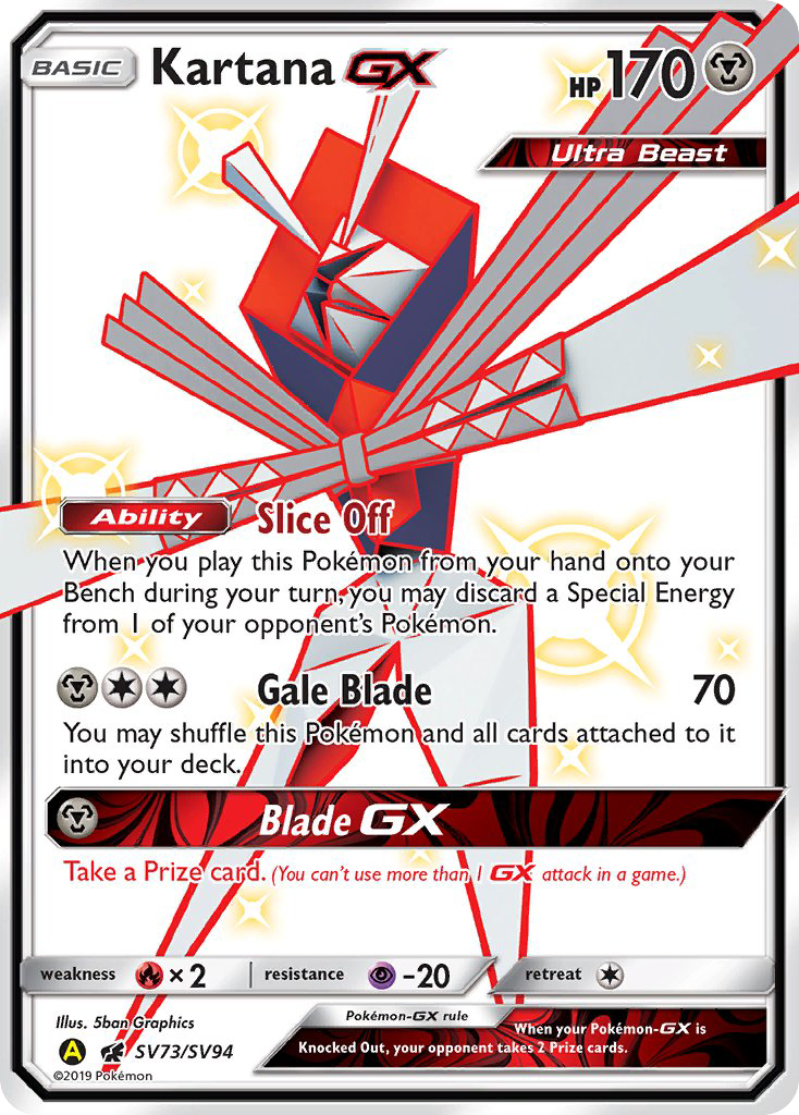 Kartana-GX - Hidden Fates Shiny Vault #SV73