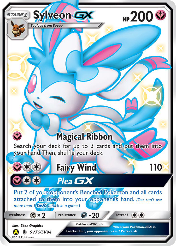 Sylveon-GX - Hidden Fates Shiny Vault #SV76
