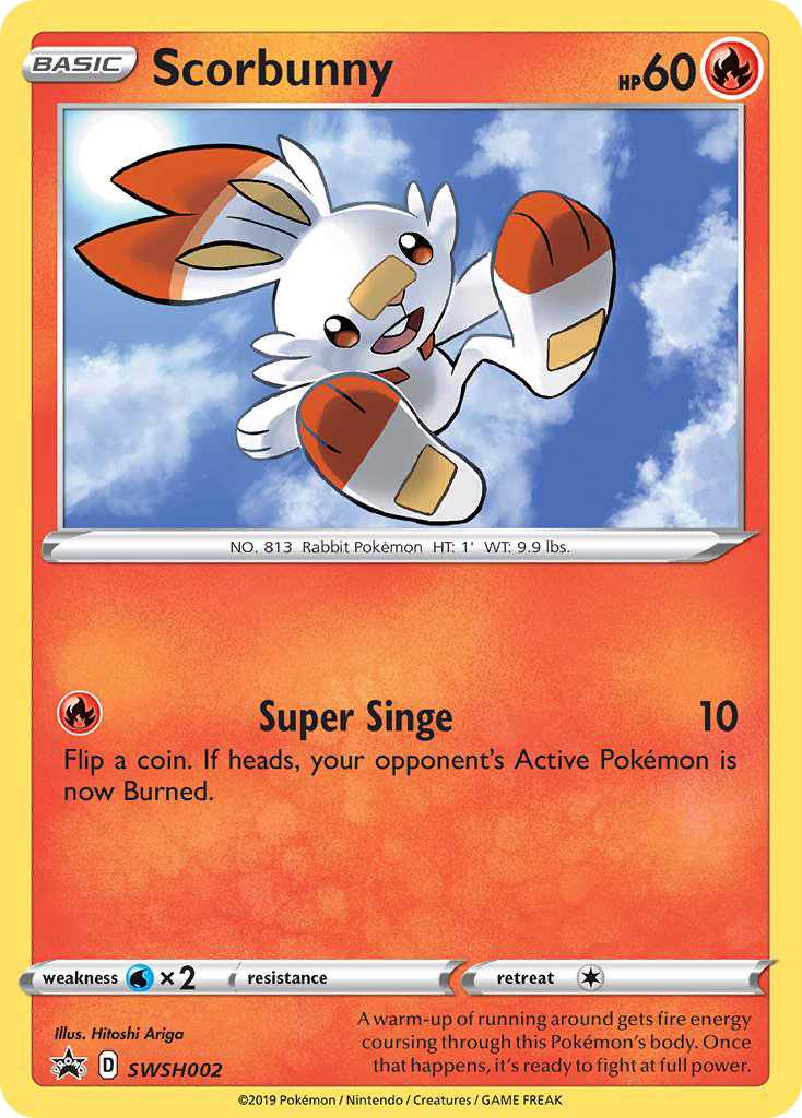 Scorbunny - SWSH Black Star Promos #SWSH002