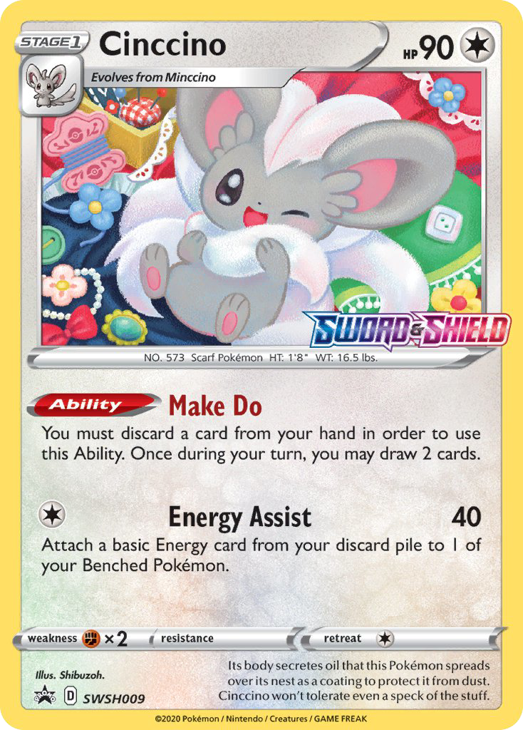 Cinccino - SWSH Black Star Promos #SWSH009