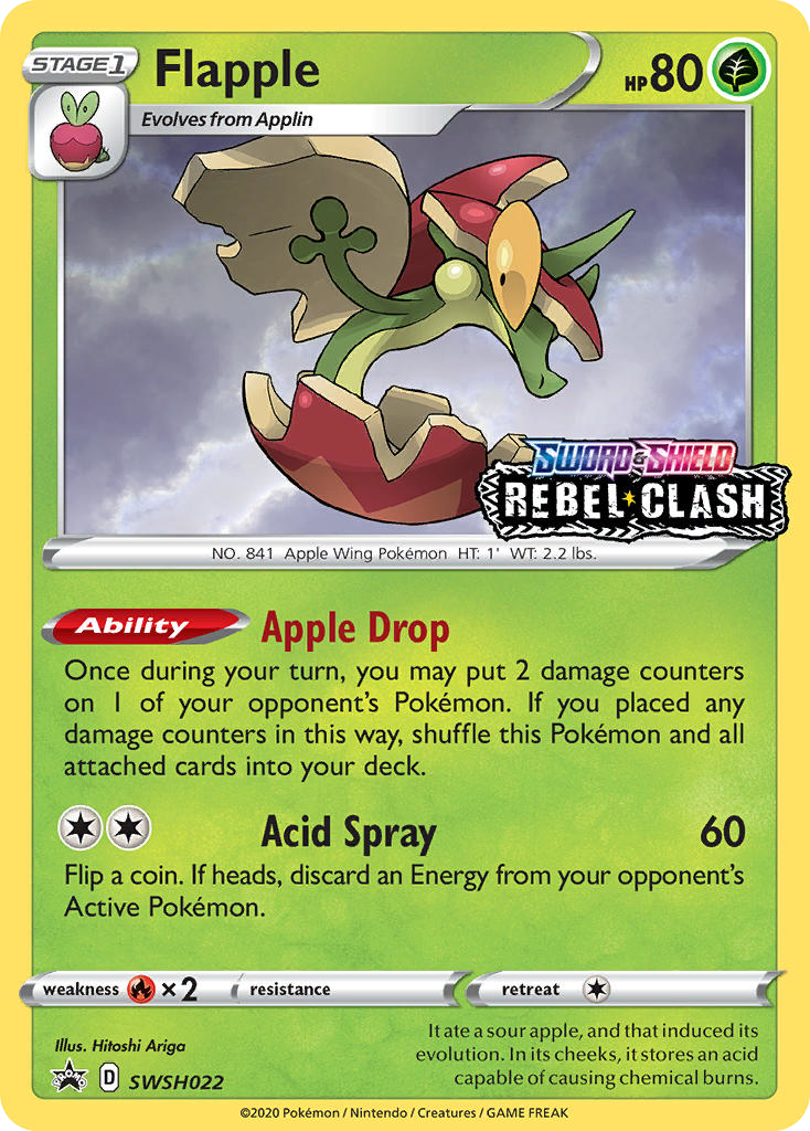 Flapple - SWSH Black Star Promos #SWSH022