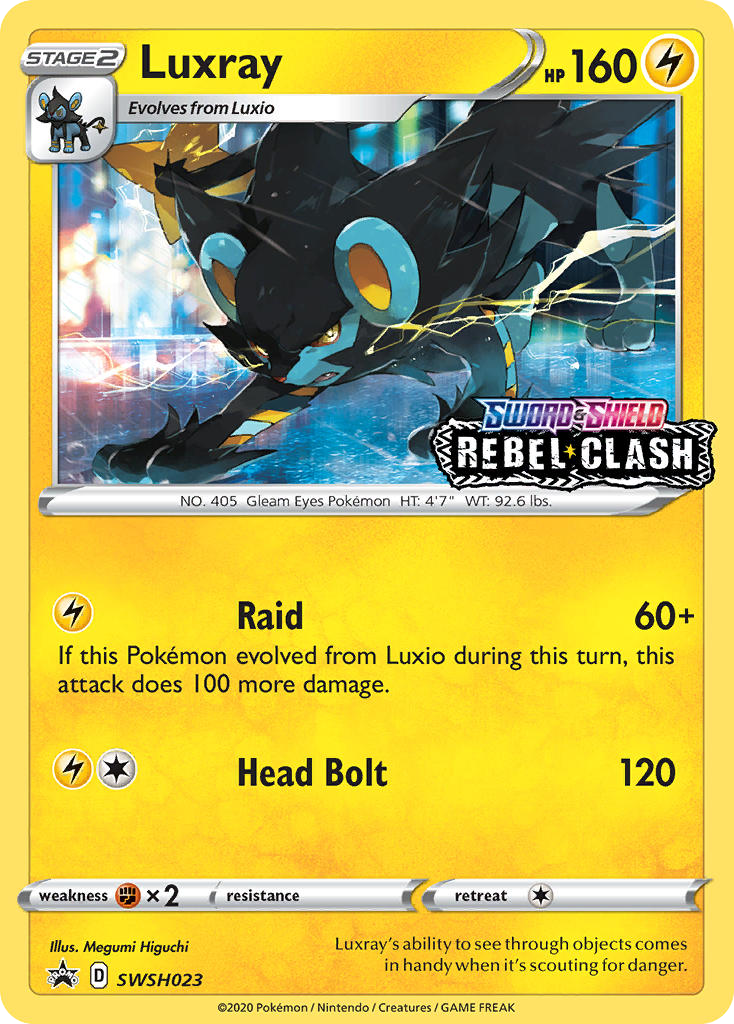 Luxray - SWSH Black Star Promos #SWSH023