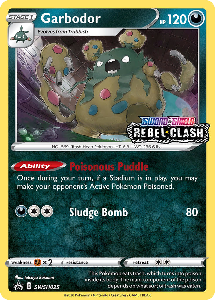 Garbodor - SWSH Black Star Promos #SWSH025