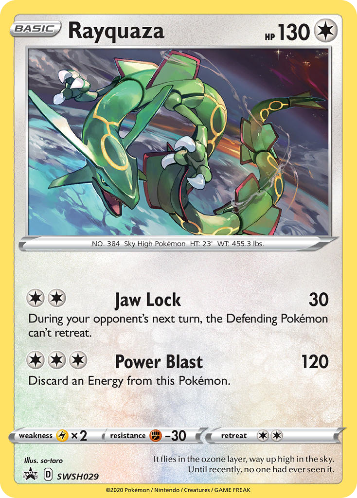 Rayquaza - SWSH Black Star Promos #SWSH029