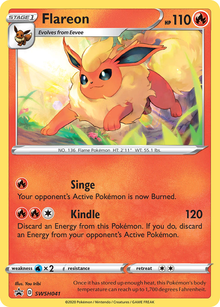 Flareon - SWSH Black Star Promos #SWSH041