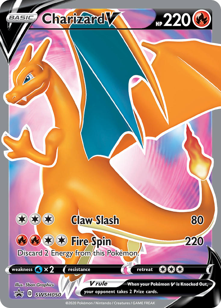 Charizard V - SWSH Black Star Promos #SWSH050