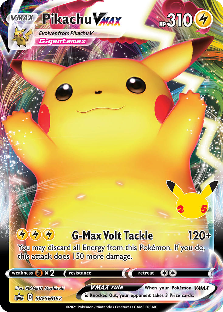Pikachu VMAX - SWSH Black Star Promos #SWSH062