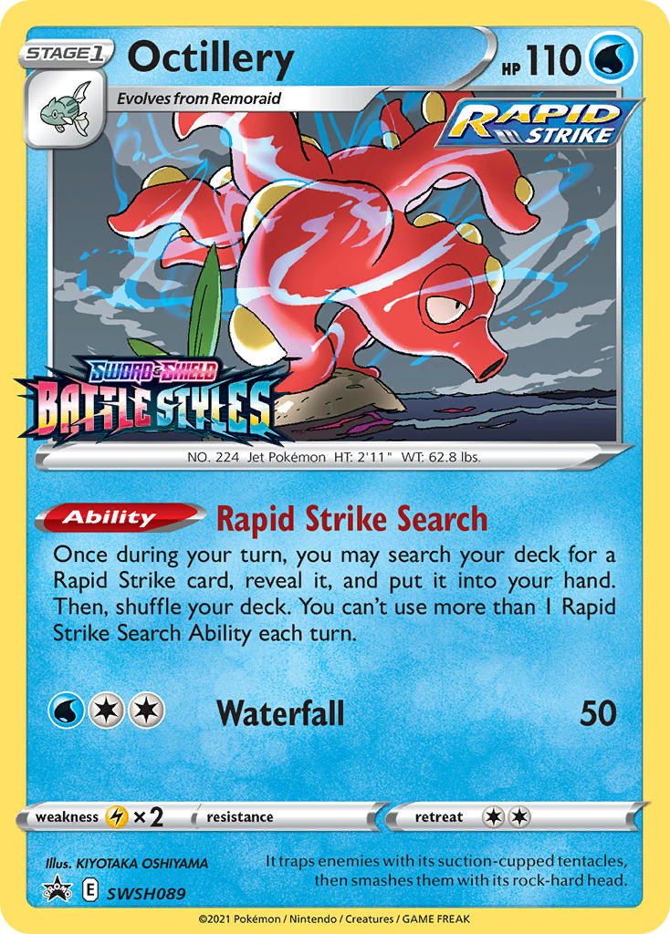 Octillery - SWSH Black Star Promos #SWSH089