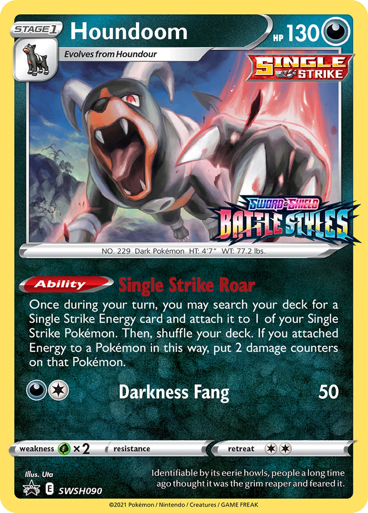 Houndoom - SWSH Black Star Promos #SWSH090