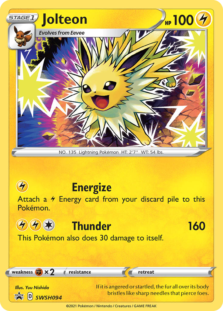 Jolteon - SWSH Black Star Promos #SWSH094