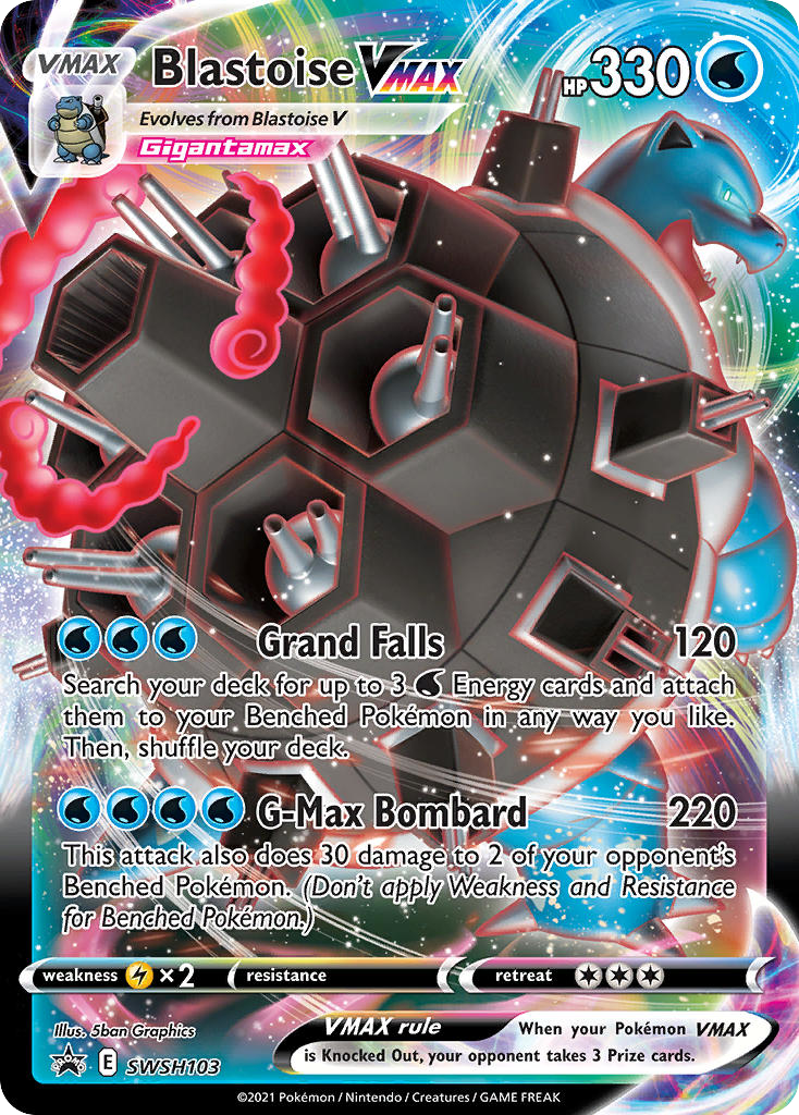Blastoise VMAX - SWSH Black Star Promos #SWSH103