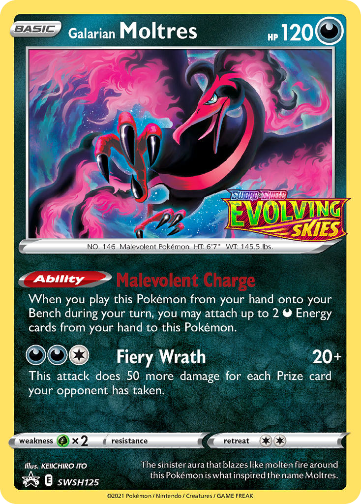 Galarian Moltres - SWSH Black Star Promos #SWSH125