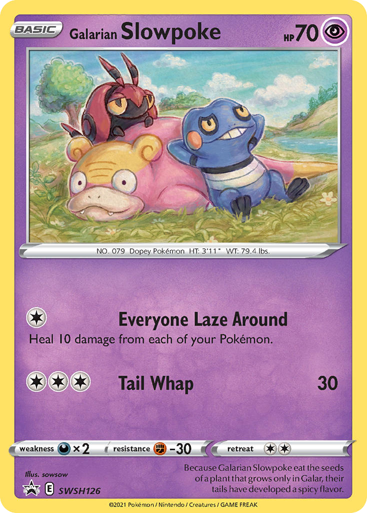Galarian Slowpoke - SWSH Black Star Promos #SWSH126