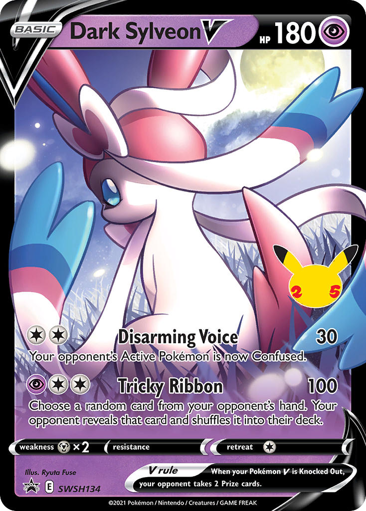 Dark Sylveon V - SWSH Black Star Promos #SWSH134