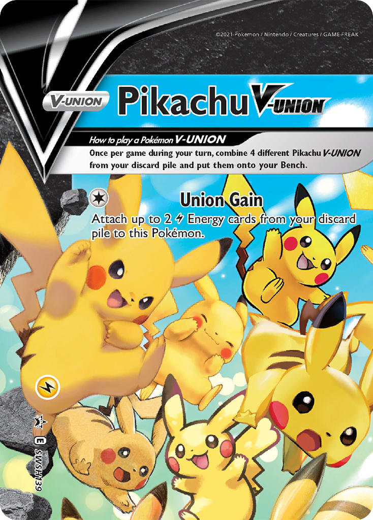 Pikachu V-UNION - SWSH Black Star Promos #SWSH139