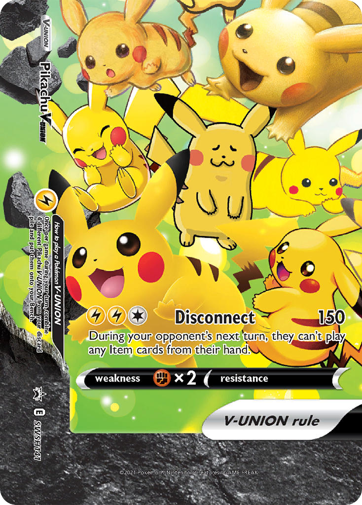 Pikachu V-UNION - SWSH Black Star Promos #SWSH141