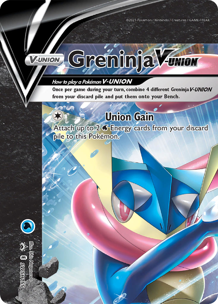 Greninja V-UNION - SWSH Black Star Promos #SWSH155