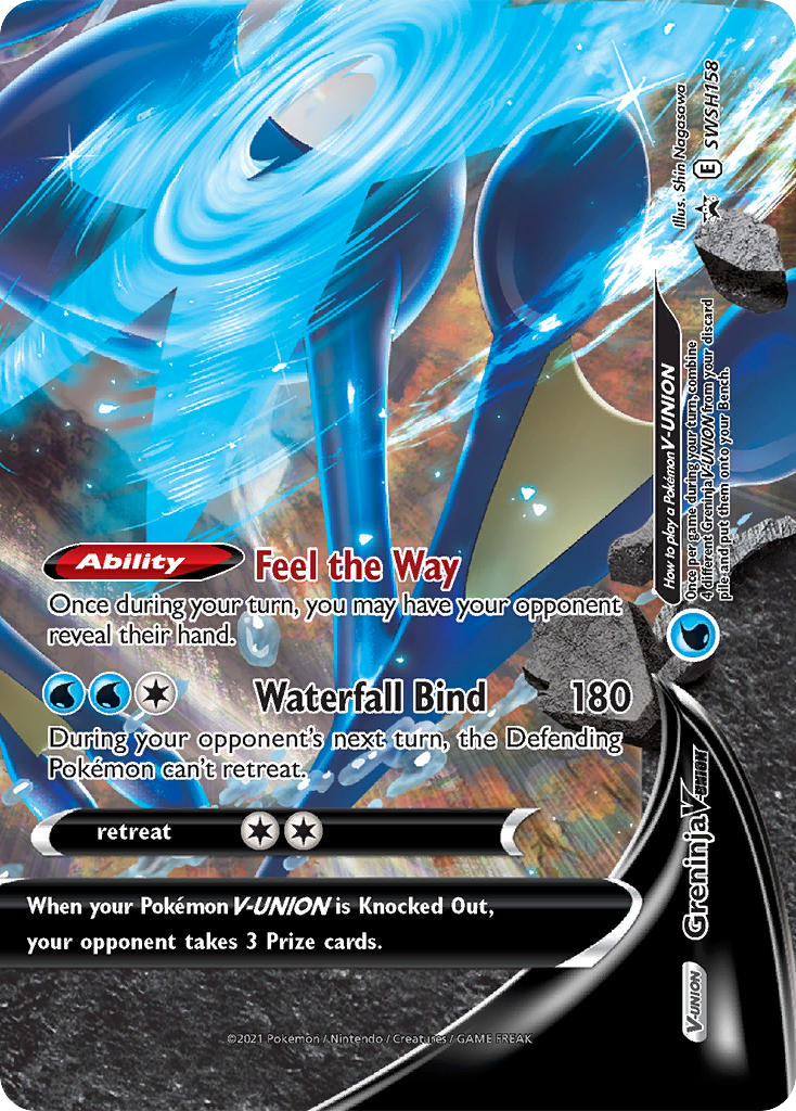 Greninja V-UNION - SWSH Black Star Promos #SWSH158