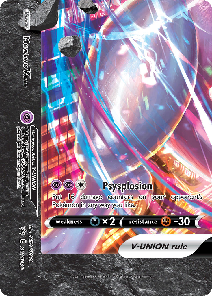 Mewtwo V-UNION - SWSH Black Star Promos #SWSH161