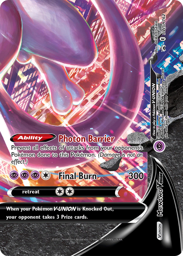 Mewtwo V-UNION - SWSH Black Star Promos #SWSH162