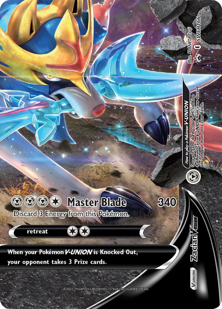 Zacian V-UNION - SWSH Black Star Promos #SWSH166