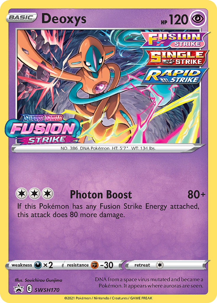 Deoxys - SWSH Black Star Promos #SWSH170