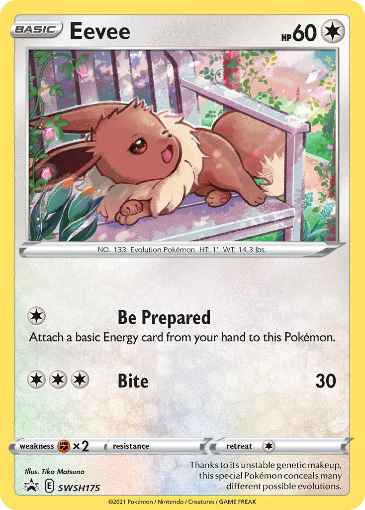 Eevee - SWSH Black Star Promos #SWSH175