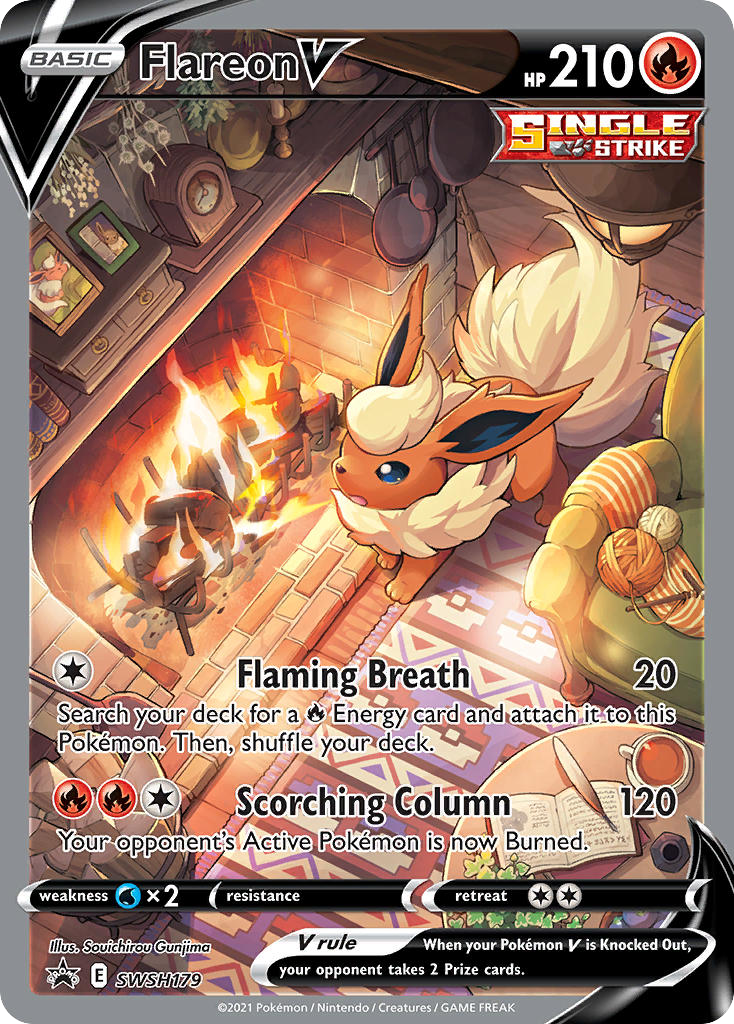 Flareon V - SWSH Black Star Promos #SWSH179