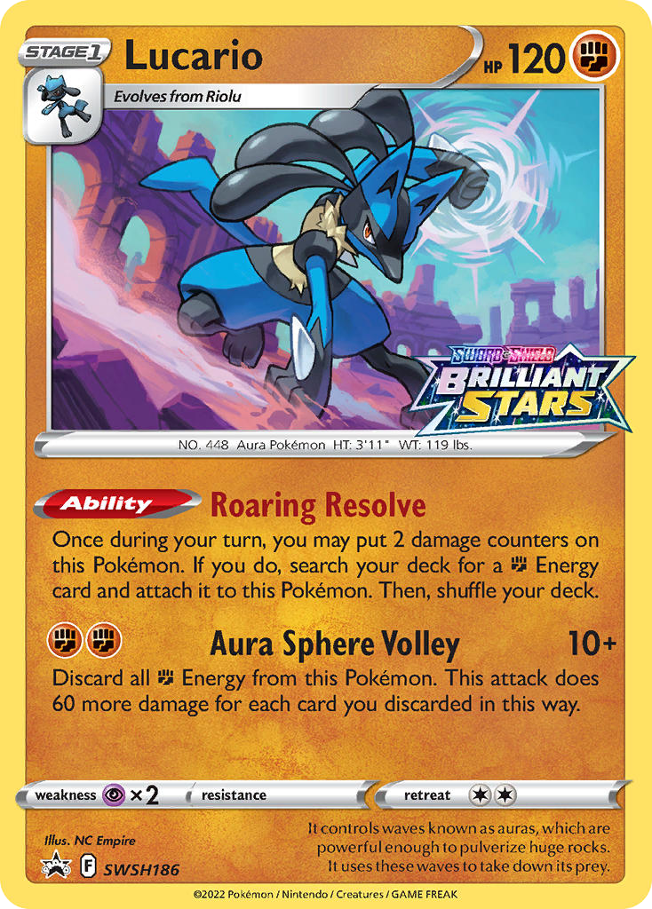 Lucario - SWSH Black Star Promos #SWSH186