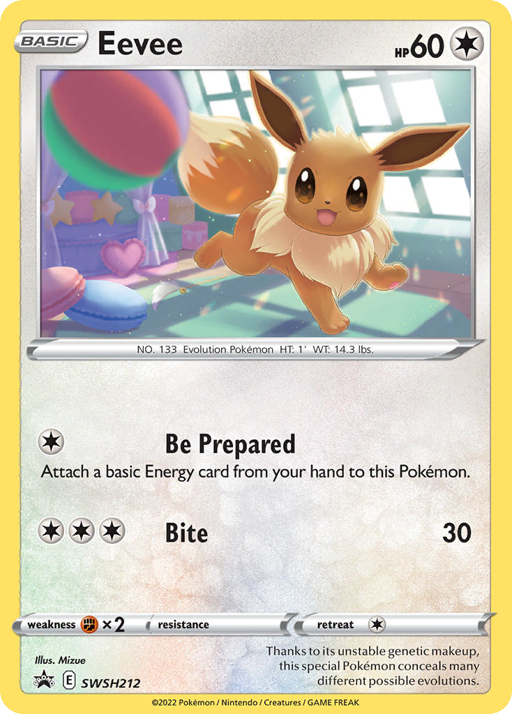 Eevee - SWSH Black Star Promos #SWSH212