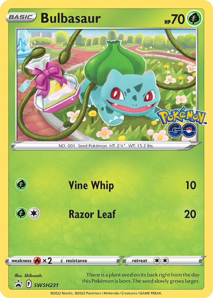 Bulbasaur - SWSH Black Star Promos #SWSH231