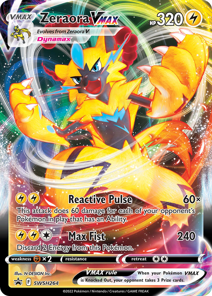 Zeraora VMAX - SWSH Black Star Promos #SWSH264