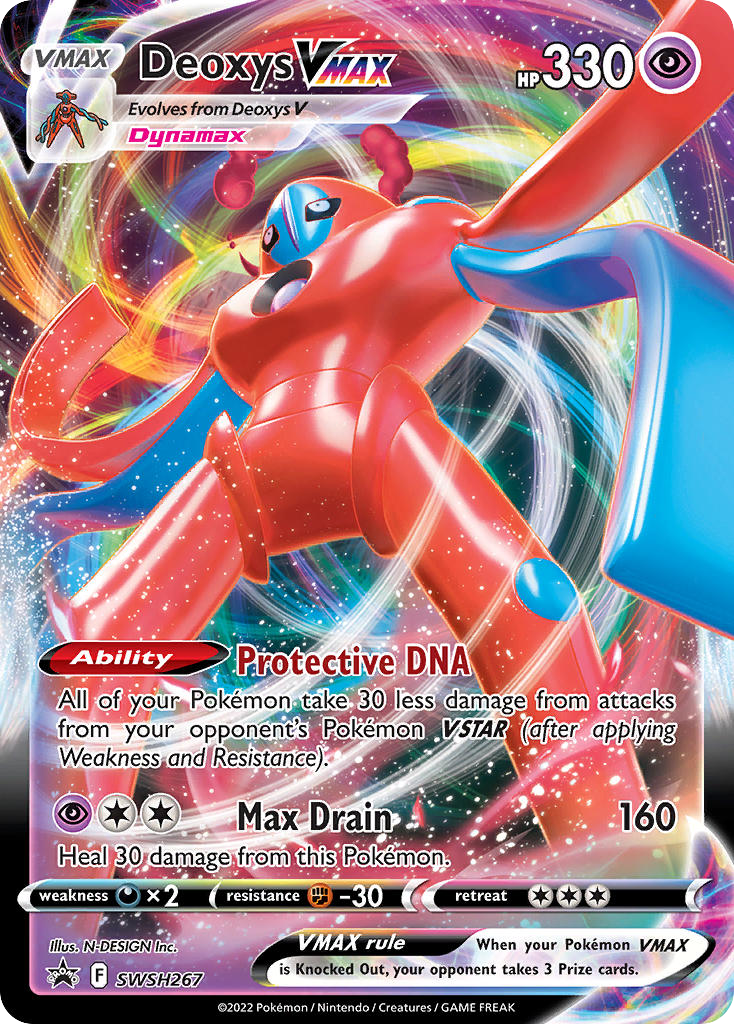 Deoxys VMAX - SWSH Black Star Promos #SWSH267