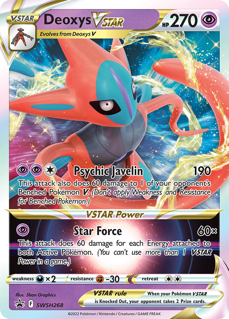 Deoxys VSTAR - SWSH Black Star Promos #SWSH268