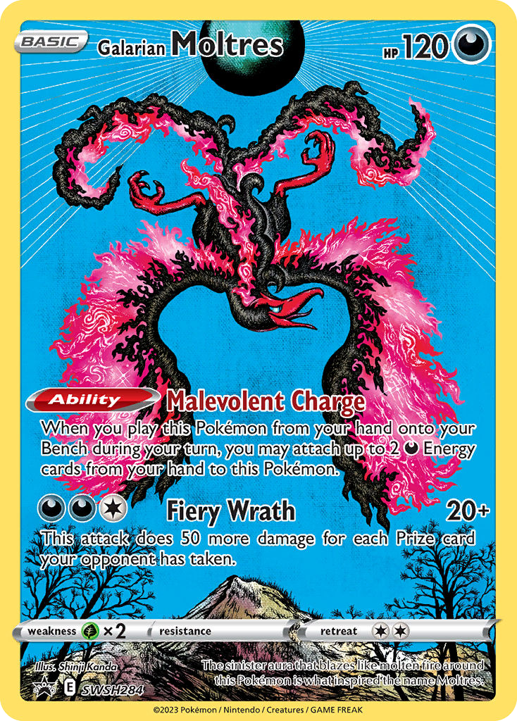 Galarian Moltres - SWSH Black Star Promos #SWSH284
