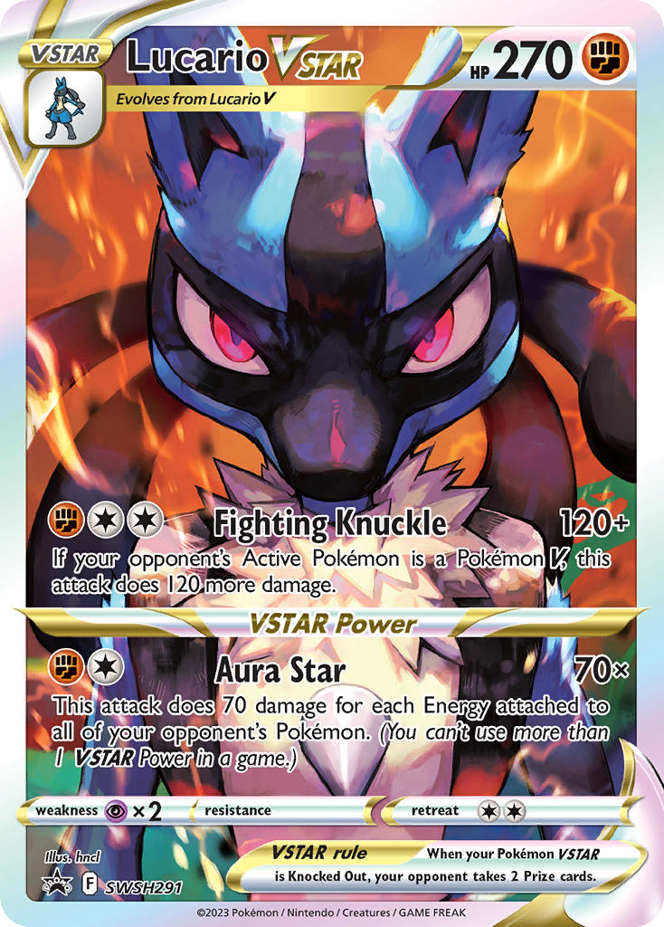 Lucario VSTAR - SWSH Black Star Promos #SWSH291