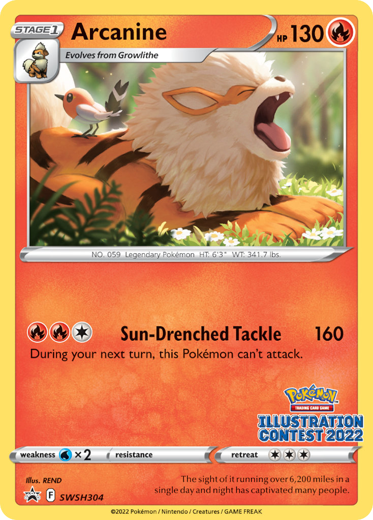 Arcanine - SWSH Black Star Promos #SWSH304