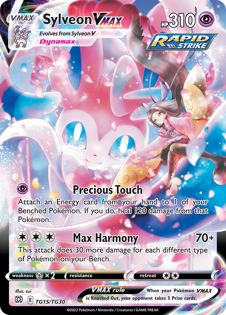 Sylveon VMAX - Brilliant Stars Trainer Gallery #TG15